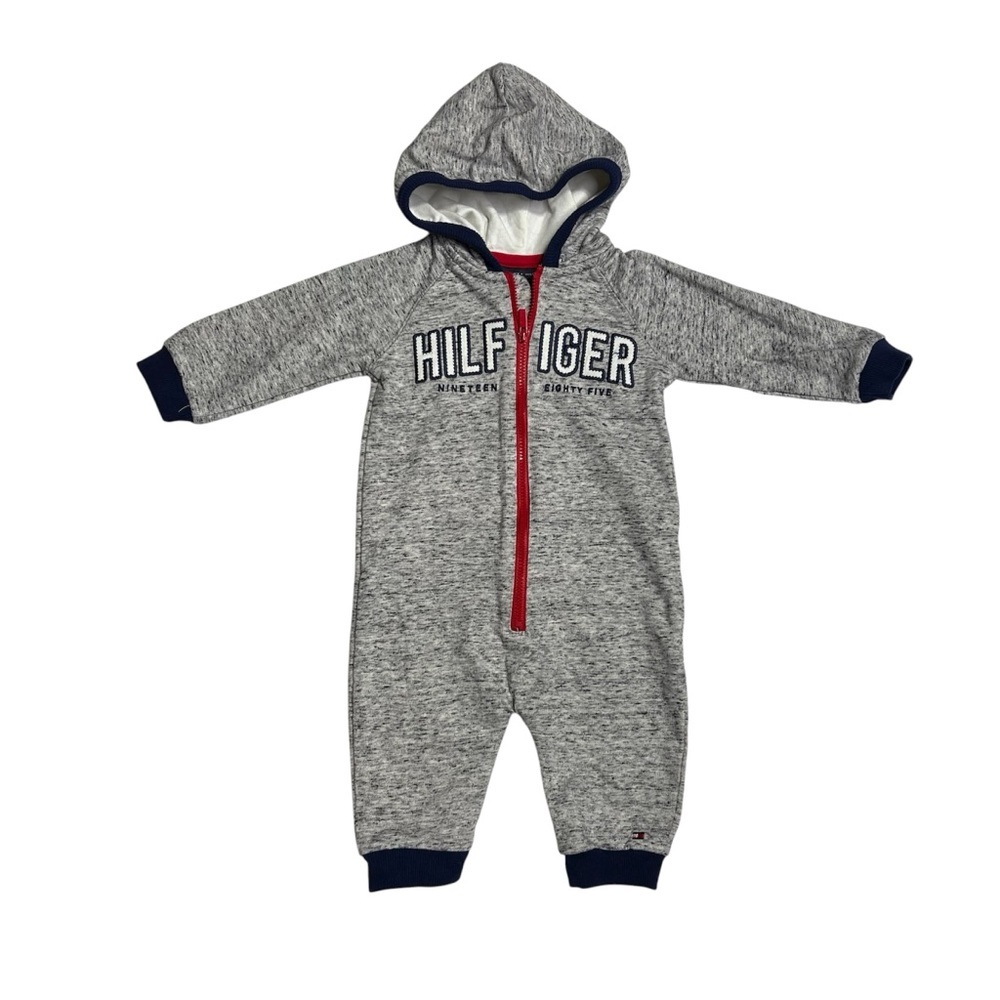 Tommy Hilfiger Gray Hooded One Piece‎